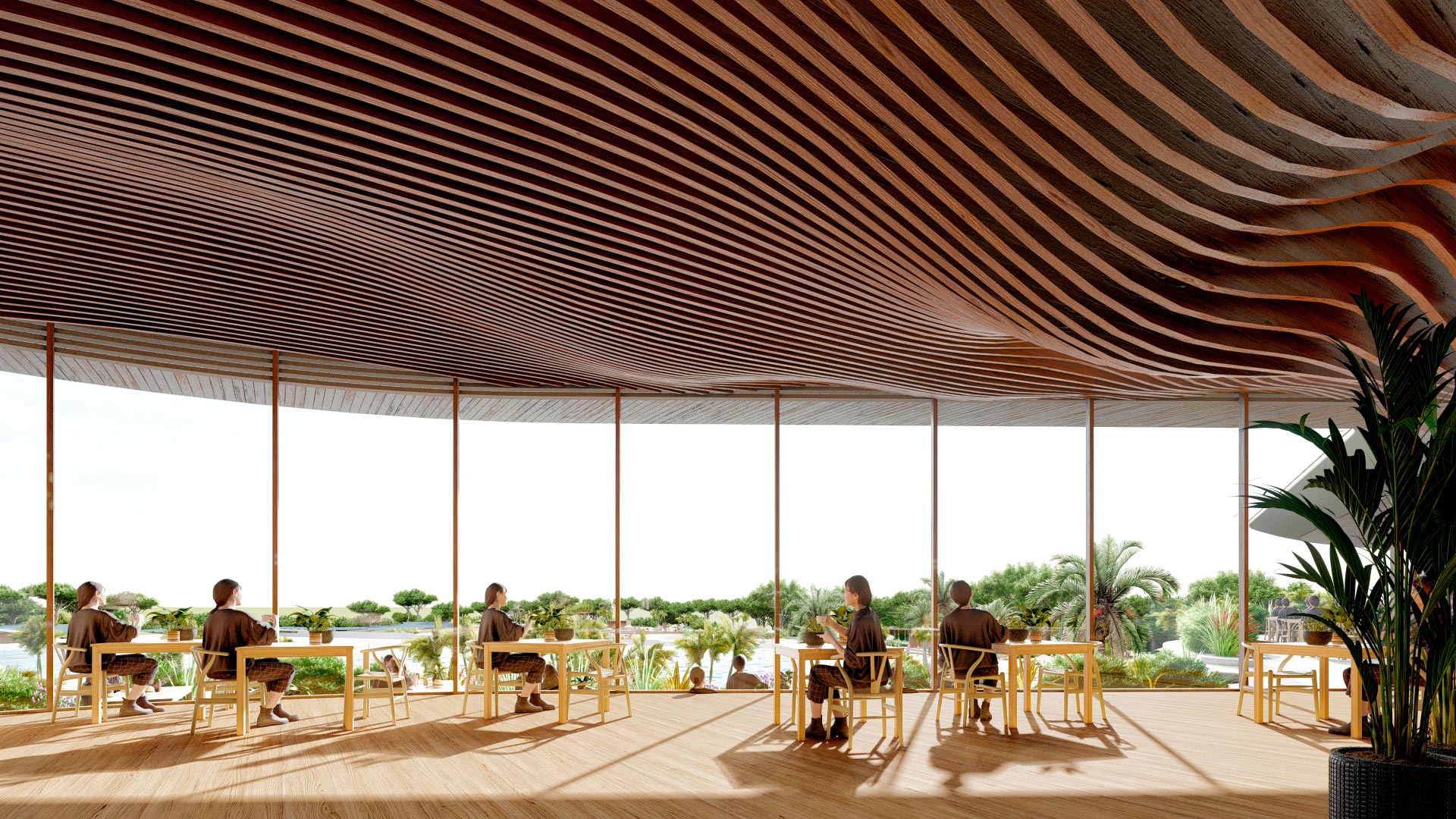 3.000 m² dedicados a restauración